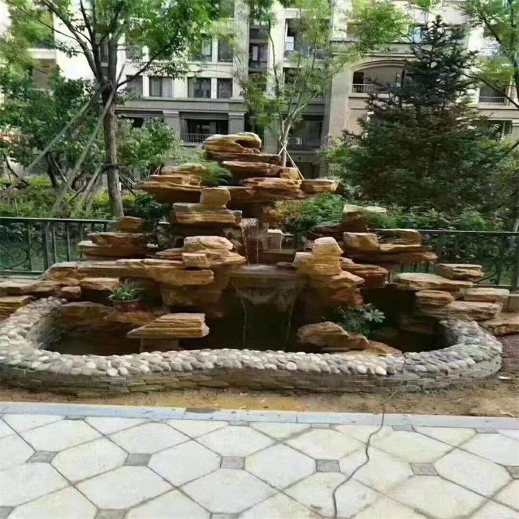德城庭院假山鱼池设计方案